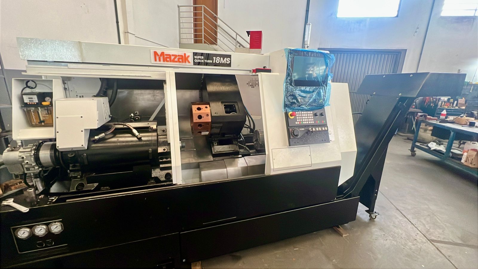 Mazak SQT18MS duplo Spindle com ferramenta acionada - Foto 4