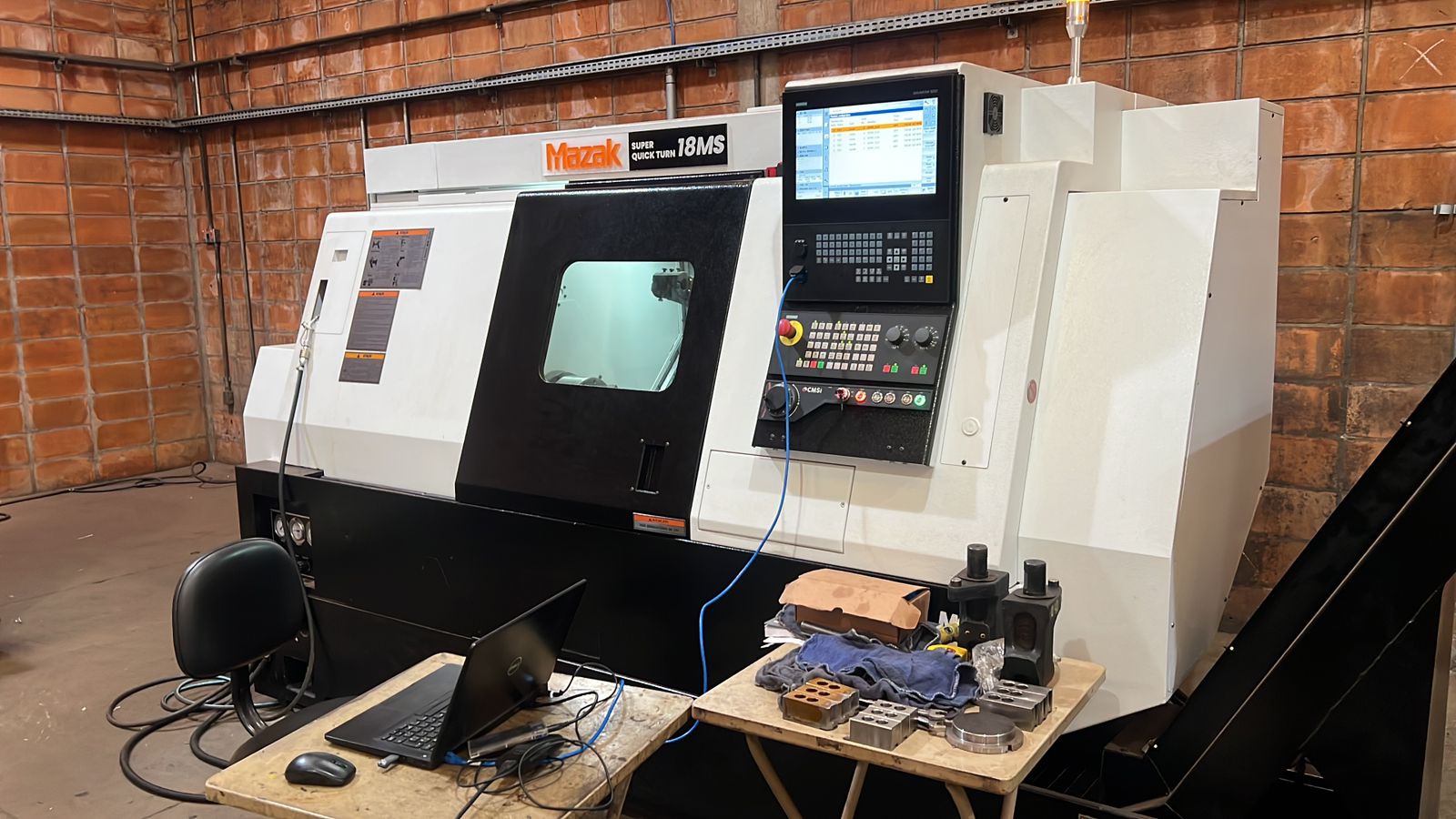 Mazak SQT18MS duplo Spindle com ferramenta acionada - Foto 11