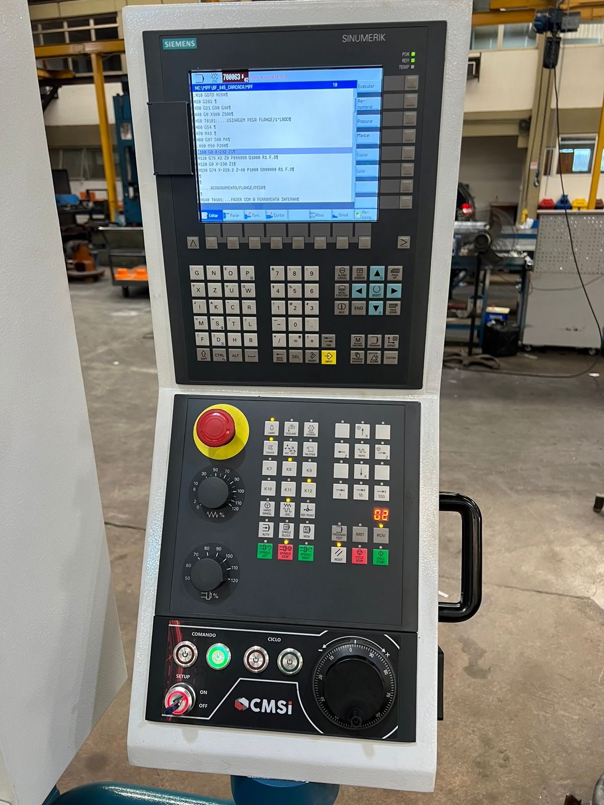 Torno Vertical CNC Hessap Siemens - Foto 3